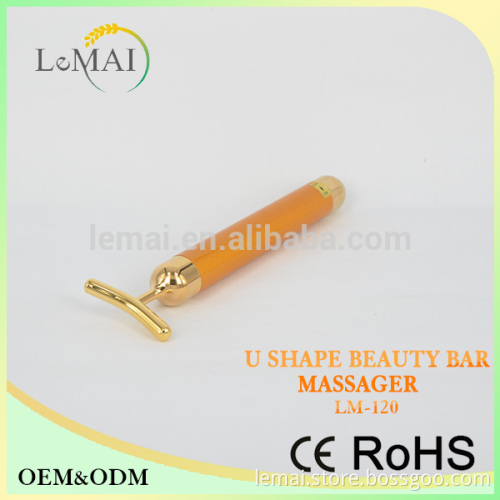 Handheld Facial Massager Machine Energy 24K Beauty Bar